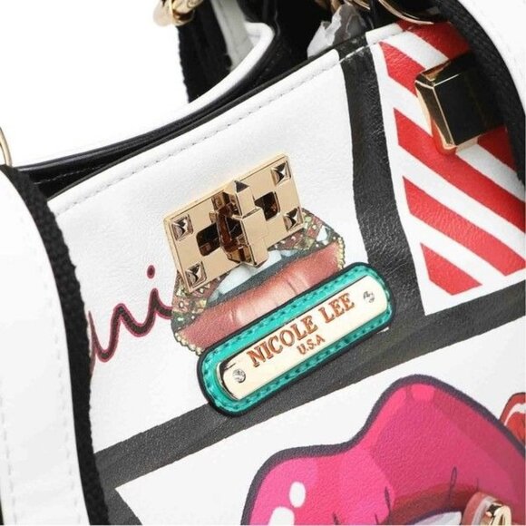 NICOLE LEE MULTIFUNCTIONAL BUCKET BAG BACKPACK main image 5